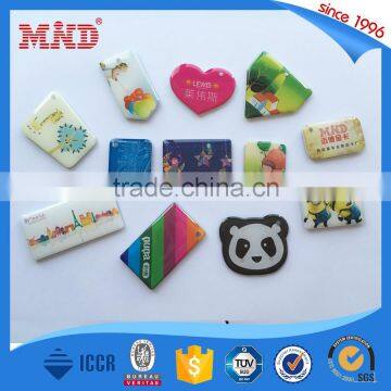 MDE199 high quality smart crystal rfid epoxy key tag key chain