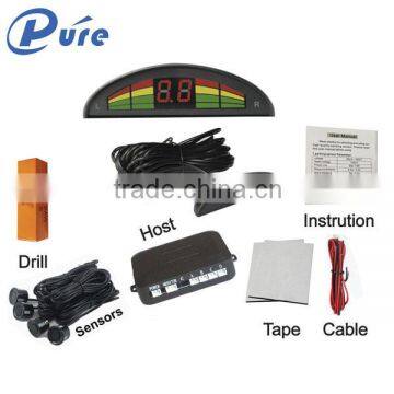 Universal Parking Sensor Car Auto Rear Assist Backup Reversing Radar Buzzer Alarm Kit Monitor System with Four Sensors