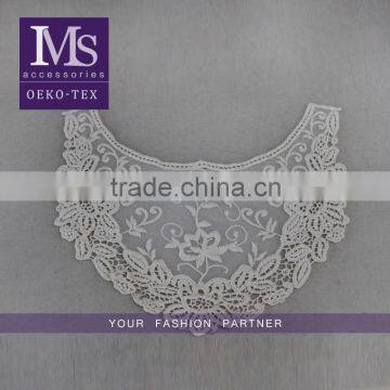 Chemical chinese cotton lace collar patterns for dresses, shirt collar