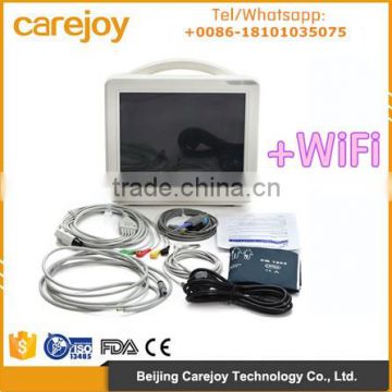 Wifi Patient Monitor 12 inch 6 parameter 18 months warranty with CE&ISO certification