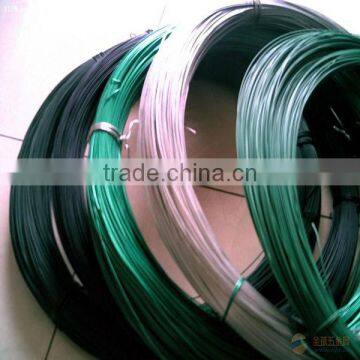 PVC coated colored iron wire/PVC coated galvanized iron wire