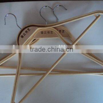 Environmental bamboo suit hangers for sale