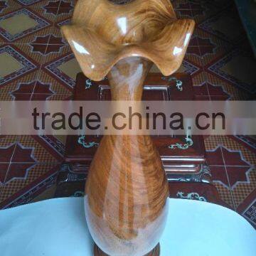 wooden vase for home decoration, Asian style, factory price vase