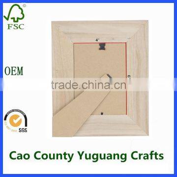 Unfinished Solid Wood Photo Picture Frames for DIY Projects