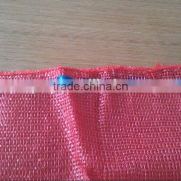 uv resistant red 50kg pp mesh bag / Bolsa de malla de PP