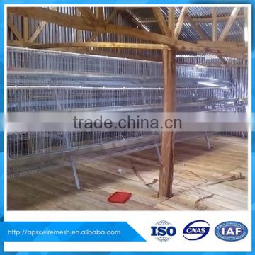 big sale beautiful reduce aggression 3 tiers galvanized chicken cage to Africa