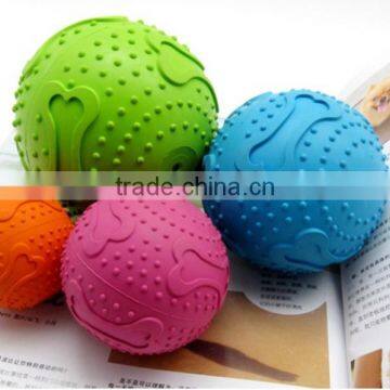 High quality soft rubber pet toys dog tooth cleaning ball dog ball toy, dog chewing ball