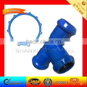 Ductile iron pipe fitting puddle flange pipe