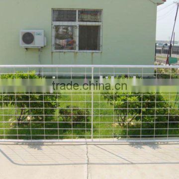 galvanized garden fence