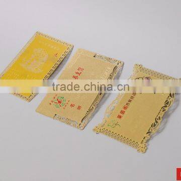 High Quality Black Metal Membership Cards, VIP Cards, Business Cards