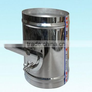 Round manual air damper