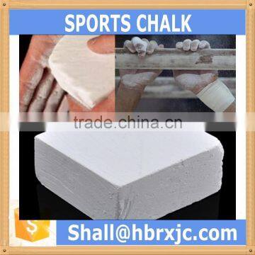 pink blue yellow chalk cube packaged in box for gym sports