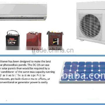 solar DC air conditioner,100% solar air conditioner,photovoltaic system air conditioner