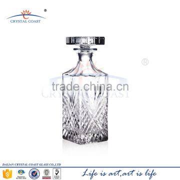 Crystal Coast Non-lead Engraved Decanter Set,bar Sets 1+6 Pieces Wine Decanter Set photo-2