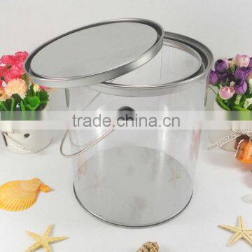 new product PVC tin /PVC tin box/PVC tin bucket