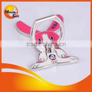 Custom Shape Cute Animal Design Finger Ring Phone Holder for Promotion