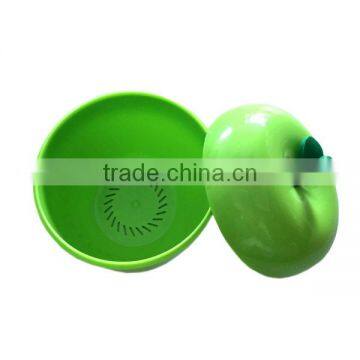 Apple Shaped Lovely Plastic Fruit Fork Set photo-2
