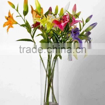 SJ1012015 Plastic Silk Lily Flowers Wedding Decoration Flower photo-5