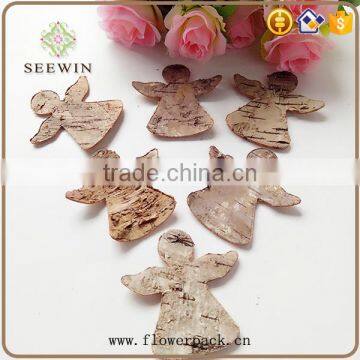 Angel Series of Natural Flowered Bark Engraving photo-4