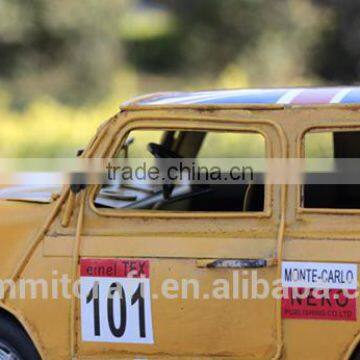 Vintage England Flag Off-road Vehicle Metal Handmade Model Car photo-6