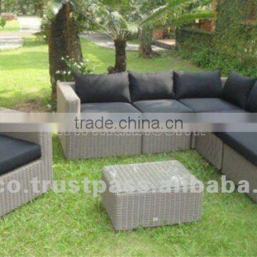 2012 New model Garden Sofa Set Designs/ modern corner sofa furniture