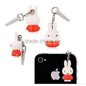 Custom Mobil cellphone Anti Dust plug Earphone Jack Plug Stopper Cap