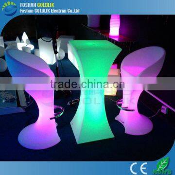 2014 Modern led coffee table/plastic furniture GKL-104SK