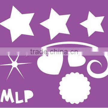 Kids Plastic Stencil Designs For Painting Simple Patterns