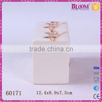 Personalized Ceramic Rectangle Salt and Pepper Shaker photo-4