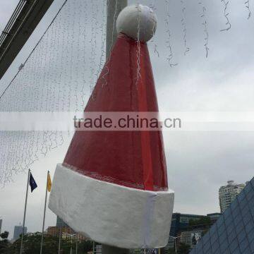 Outdoor FRP Christmas Hat Decoartion photo-6