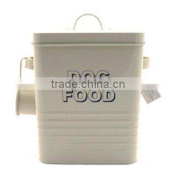 Metal Dog Food Storage Box With Scoop photo-2