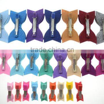 2017 New Fancy Felt Bobby Pin With Bowknot for Girls Hair Clips Kids Hair Decoration photo-2