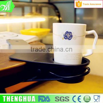 Custom Logo Plastic Table Cup Holder Coffee Drinklip Cup Holder Cilp