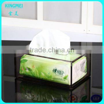 Slide Lid Acrylic Napkin Box, Top Sliding Lucite Tissue Box, Plexiglass Serviette Box photo-4