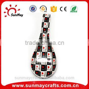 Wholesale custom high quality Italia souvenir ceramic spoon souvenir for sale