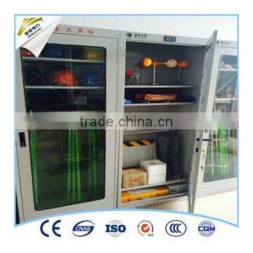 Влагонепроницаемая металлическая шкафка для электрических инструментов с обеспечением безопасности