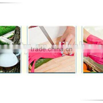 Pink Latex Household Gloves With Double Colors Hot Sale From DDsafety photo-5
