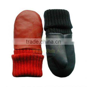 Women Leather Mittens