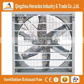 Drop hammer exhaust fan with aluminum blades for greenhouse and poultry farm