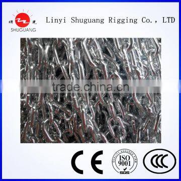 GAVANIZED OR SELF COLOR HIGH QUALITY TRANSPORT CHAIN NACM1990(G70) SHUGUANG MADE IN CHINA