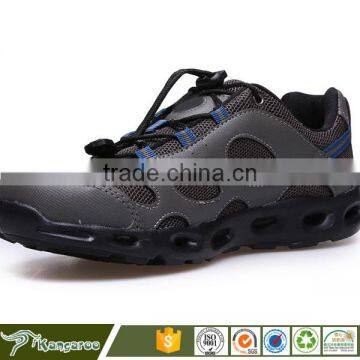 High Quality Black Casual Lace Up Latex Boots For Men photo-3