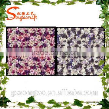Songtao Supplier Party Decorative Artificial Flowers Wall New Design Customized Wedding Artificial Flower Wall photo-3