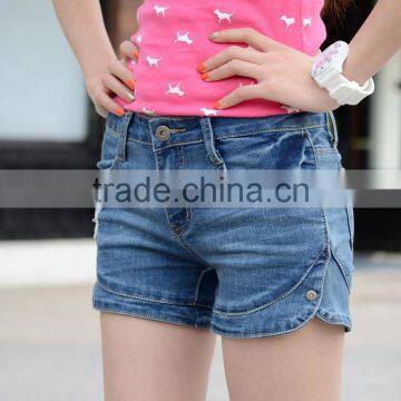 Best quality hot selling denim shorts for lady