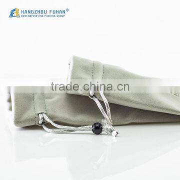 Simple Design Top Great Debossed Logo Velvet Bag For Tie Pin photo-5