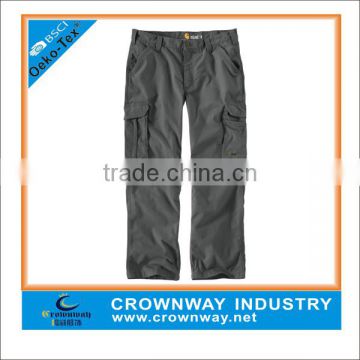 heavy duty denim cargo pants for men