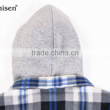 Wholesale Oem Clothing Custom Plain Fleece Men Jacket photo-3