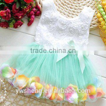 New Wholesaler Baby Princess Christmas Dresses Girls Skirt Set With Bowknot photo-5