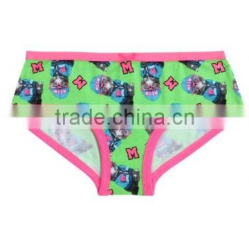 Folded elastic on legging and waist young lady brief