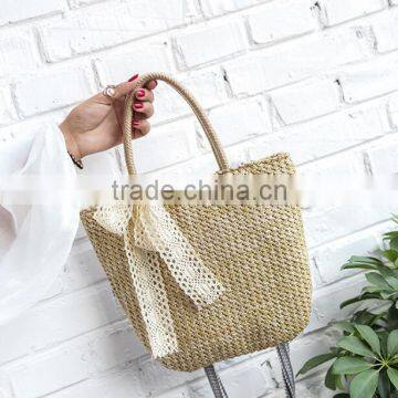 Zm35577a Wholesale Women Beach Bags Fashion Summer Straw Handbags photo-3