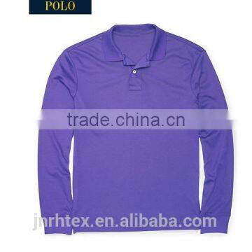 Long Sleeve Plain Polo Shirts Wholesale China Supplier photo-4